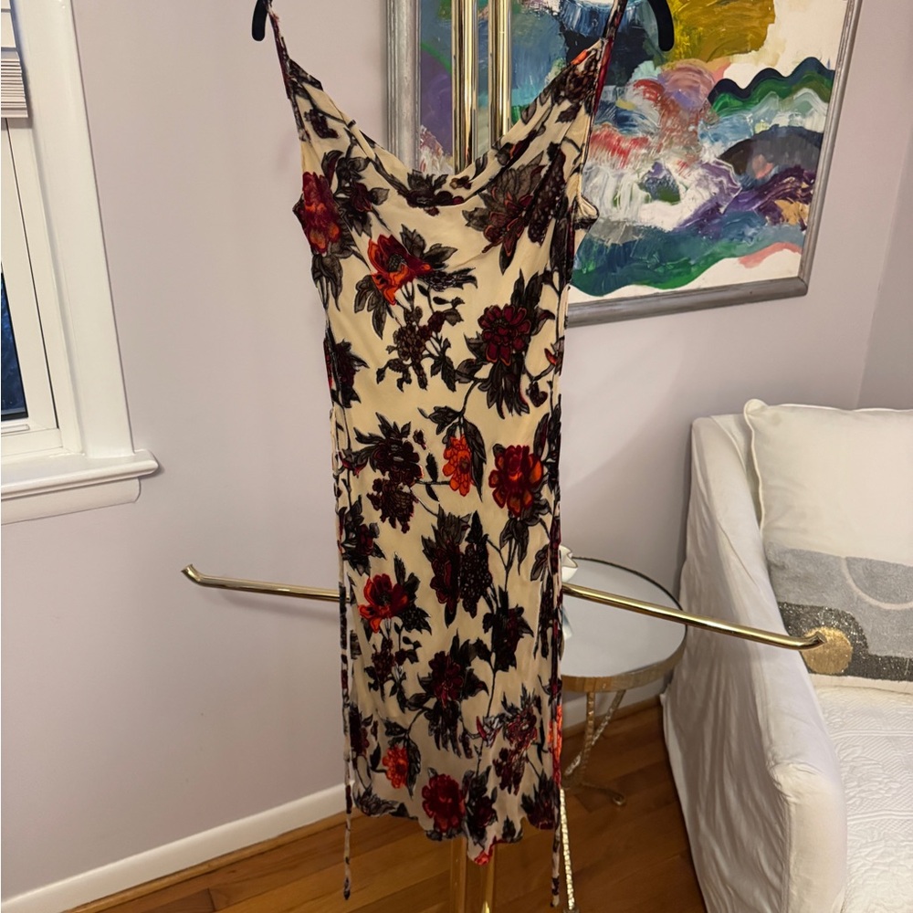 Rat & Boa • Silk Slip Dress • Floral Print • Medium